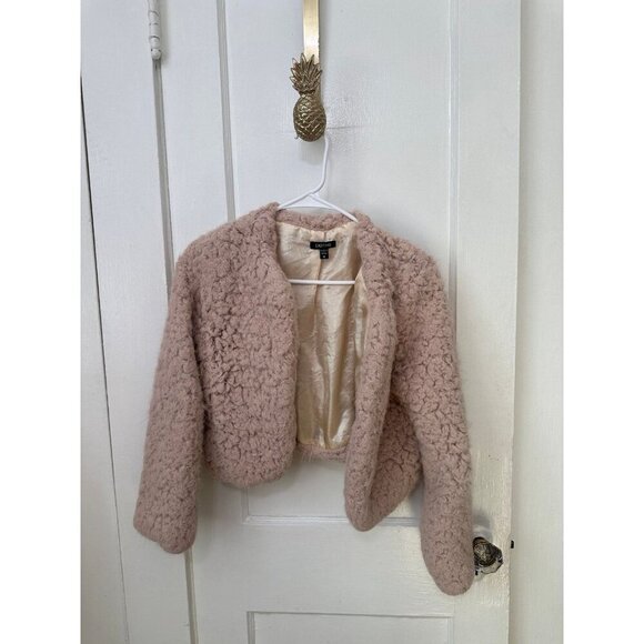 Casting women’s size medium tan Sherpa cardigan - Picture 1 of 12